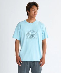 Quiksilver（クイックシルバー）の「FREEDOM SWELL ST /クイックシルバーグラフィック半袖Tシャツ（Tシャツ/カットソー）」