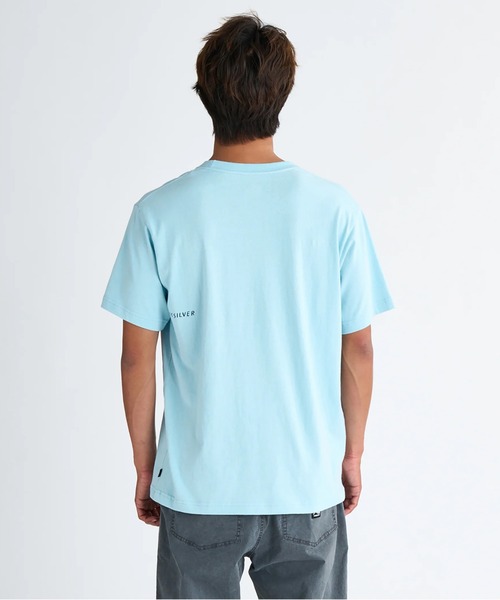 Quiksilver（クイックシルバー）の「FREEDOM SWELL ST /クイックシルバーグラフィック半袖Tシャツ（Tシャツ/カットソー・メンズ・ミント/ホワイト/ブラック/グリーン・MEDIUM/LARGE/SMALL/X-LARGE）」の8枚目の写真