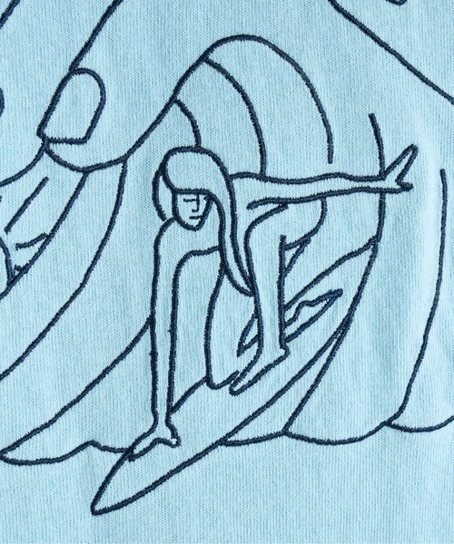 Quiksilver（クイックシルバー）の「FREEDOM SWELL ST /クイックシルバーグラフィック半袖Tシャツ（Tシャツ/カットソー・メンズ・ミント/ホワイト/ブラック/グリーン・MEDIUM/LARGE/SMALL/X-LARGE）」の10枚目の写真