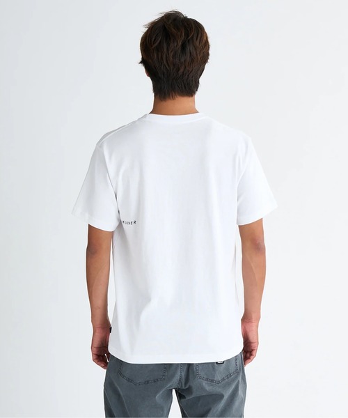 Quiksilver（クイックシルバー）の「FREEDOM SWELL ST /クイックシルバーグラフィック半袖Tシャツ（Tシャツ/カットソー・メンズ・ミント/ホワイト/ブラック/グリーン・MEDIUM/LARGE/SMALL/X-LARGE）」の5枚目の写真