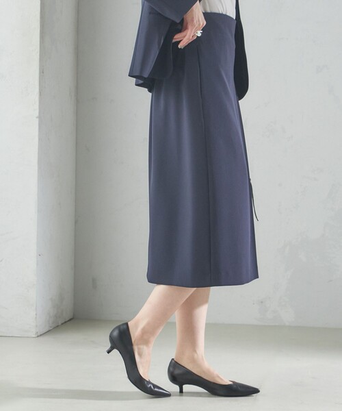 トリアセテート混 セミ タイト スカート（スカート）｜SHIPS（シップス