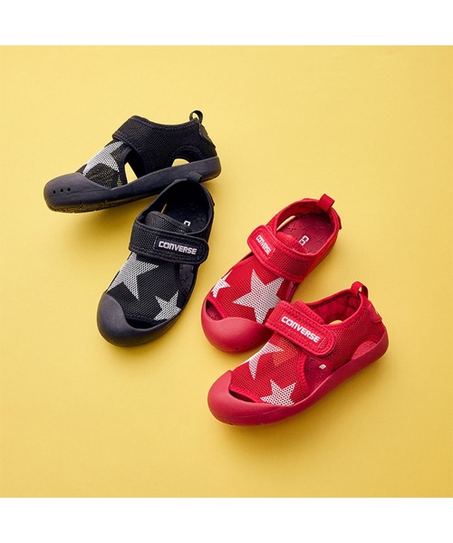 CONVERSE（コンバース）の「【CONVERSE／コンバース】キッズ CVスター サンダル／KID'S CVSTAR SANDAL（サンダル・キッズ・レッド/ブラック・14.0cm/15.0cm/13.0cm）」の5枚目の写真