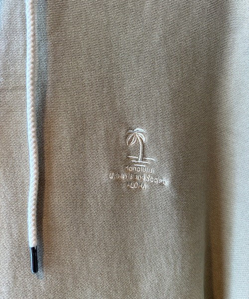 URBAN ISLAND SOCIETY(アーバンアイランドソサエティ)の「【URBAN ISLAND SOCIETY/アーバンアイランドソサエティ】UIS SWEAT PARKA/プルオーバーパーカー(パーカー・メンズ・ベージュ/杢グレー/ブルー・SMALL/MEDIUM/LARGE/X-LARGE)」の9枚目の写真