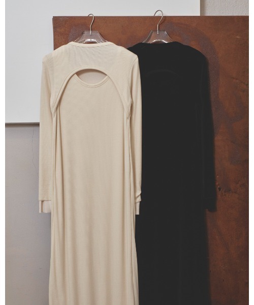 TODAYFUL（トゥデイフル）の「Back Layered Dress（ワンピース・レディース・ブラック/キナリ・38inch/36inch）」の10枚目の写真