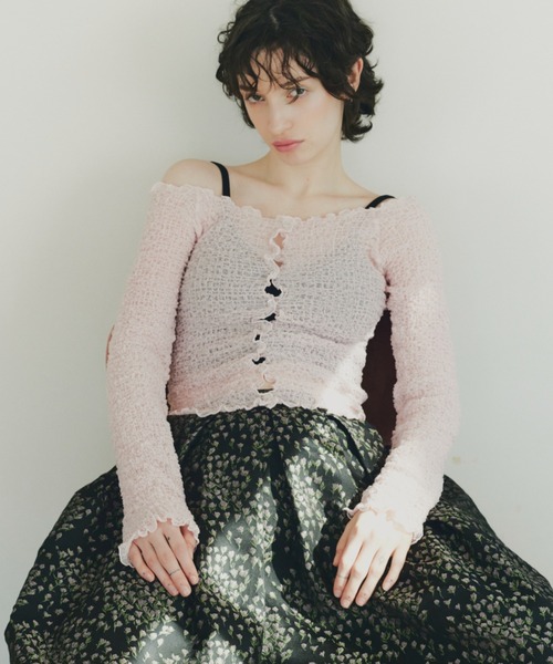sheer swell boat cardigan（カーディガン/ボレロ）｜HONEY MI