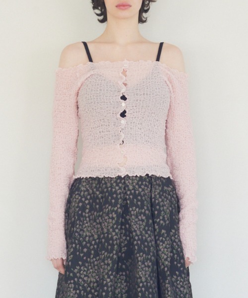 セール】sheer swell boat cardigan（カーディガン/ボレロ）｜HONEY MI