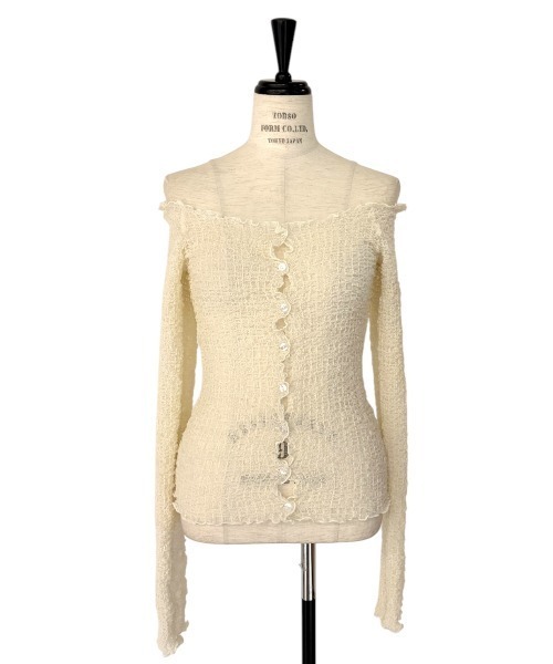 トップス HONEY MI HONEY sheer swell boat cardigan sheer swell boat cardigan