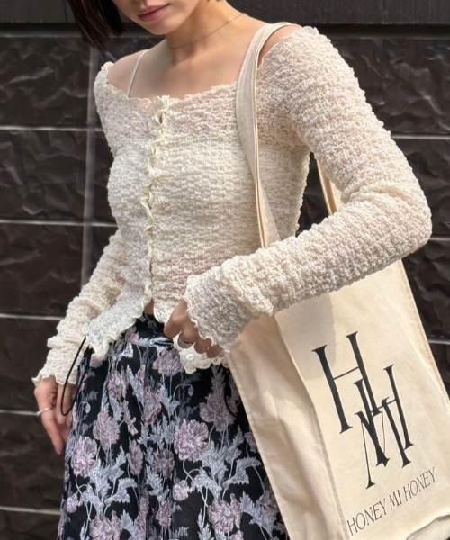 sheer swell boat cardigan（カーディガン/ボレロ）｜HONEY MI