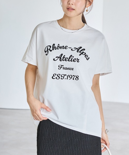 フロッキーロゴタックTシャツ セール】フロッキーロゴタックTシャツ（Tシャツ/カットソー