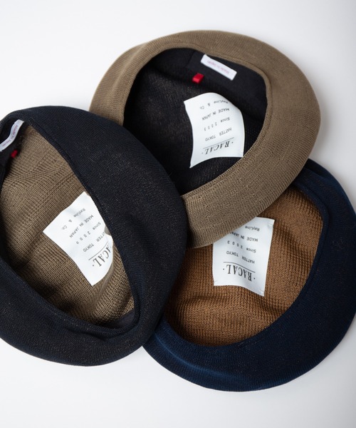 RACAL（ラカル）の「Spring Soft Knit Beret / スプリングソフトニットベレー（ハンチング/ベレー帽・メンズ・ネイビー/ブラック/オリーブ・LARGE/MEDIUM）」の5枚目の写真