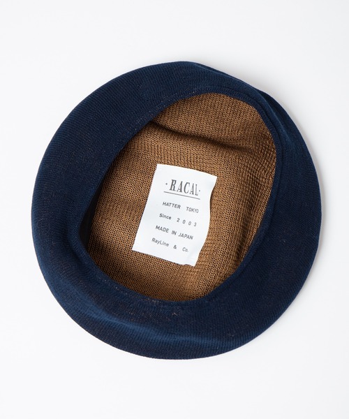 RACAL（ラカル）の「Spring Soft Knit Beret / スプリングソフトニットベレー（ハンチング/ベレー帽・メンズ・ネイビー/ブラック/オリーブ・LARGE/MEDIUM）」の10枚目の写真