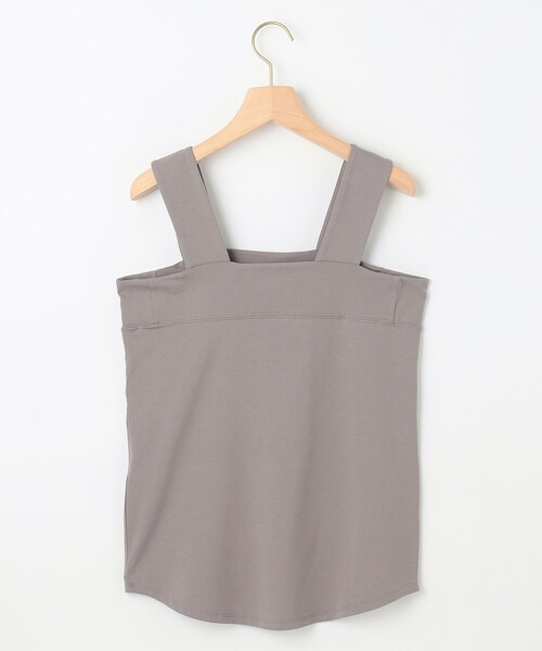 組曲 S(クミキョク チイサイサイズ)の「スクエアタンク(タンクトップ・レディース・ブラック系/アイボリー系/ブラウン系・S2)」の7枚目の写真