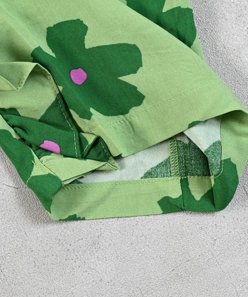 MARKEY'S（マーキーズ）の「総柄サイドフリルパンツ（その他パンツ・キッズ・ベージュ/ライトグリーン・90/100/110/120/130/140/150）」の9枚目の写真