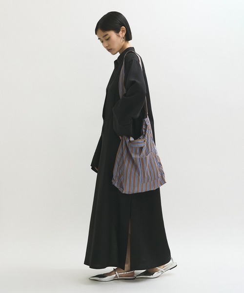 ADAM ET ROPE'（アダムエロペ）の「ギャザー2WAYミドルショルダーバッグ（ショルダーバッグ・レディース・ホワイト系その他5/ブルー系その他5/ピンク系その他2/ブラウン・FREE）」の16枚目の写真