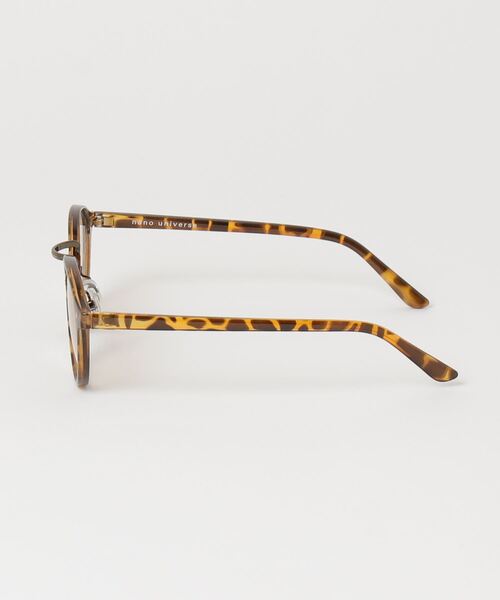 NANO universe(ナノユニバース)の「アイウェア/ボストン型 コンビネーションメタルフレーム(サングラス・メンズ・グレー/ブラウン・FREE)」の5枚目の写真