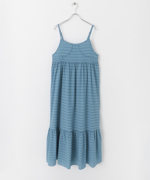 SENSE OF PLACE by URBAN RESEARCH（センスオブプレイスバイアーバンリサーチ）の「チェックジャガードキャミワンピース（ワンピース・レディース・アイボリー/ブラック/ブルー・S/ONE）」の14枚目の写真