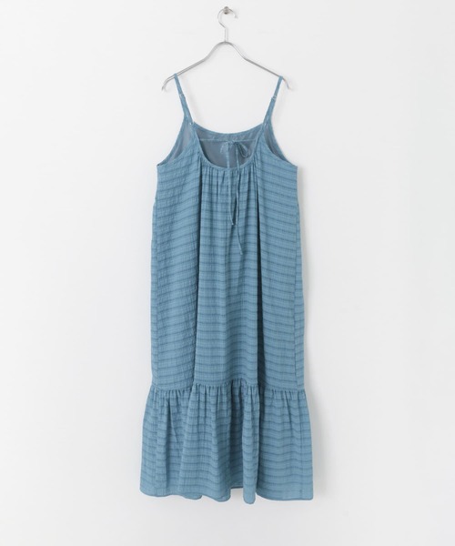 SENSE OF PLACE by URBAN RESEARCH（センスオブプレイスバイアーバンリサーチ）の「チェックジャガードキャミワンピース（ワンピース・レディース・アイボリー/ブラック/ブルー・S/ONE）」の15枚目の写真