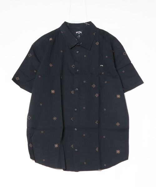 BILLABONG（ビラボン）の「ビラボン BILLABONG SUNDAYS MINI SS サーフ 半袖シャツ（シャツ/ブラウス・メンズ・ブラック/クリーム/グリーン・M/L）」の2枚目の写真