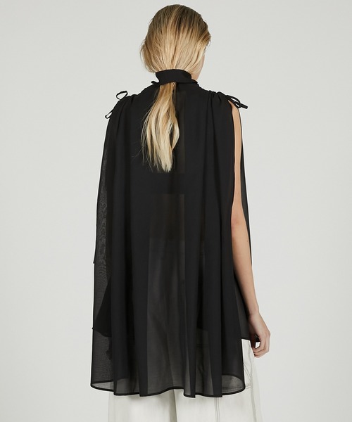 PRANK PROJECT(プランクプロジェクト)の「スカーフネックブラウス / Scarf Neck Blouse(シャツ/ブラウス・レディース・マルチ/ブラック・FREE)」の8枚目の写真