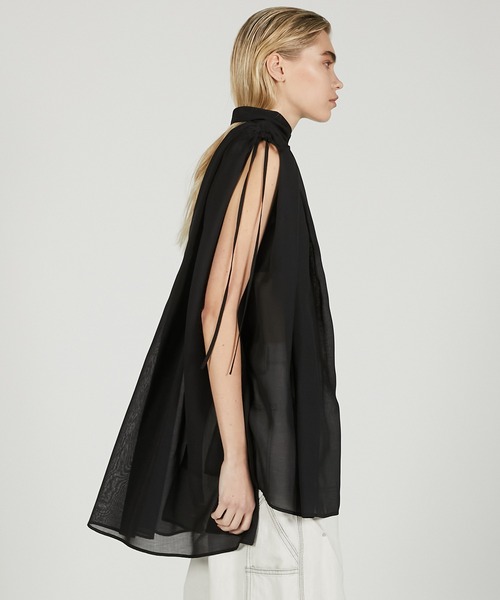 PRANK PROJECT(プランクプロジェクト)の「スカーフネックブラウス / Scarf Neck Blouse(シャツ/ブラウス・レディース・マルチ/ブラック・FREE)」の7枚目の写真