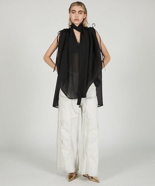 スカーフネックブラウス / Scarf Neck Blouse（シャツ/ブラウス