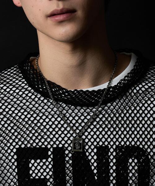 WEGO(ウィゴー)の「WEGO/フレームモチーフネックレス(ネックレス・メンズ・その他1/その他2・FREE)」の6枚目の写真