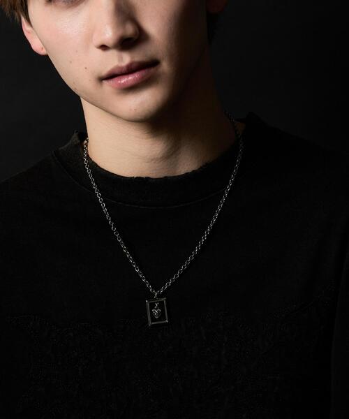 WEGO(ウィゴー)の「WEGO/フレームモチーフネックレス(ネックレス・メンズ・その他1/その他2・FREE)」の9枚目の写真