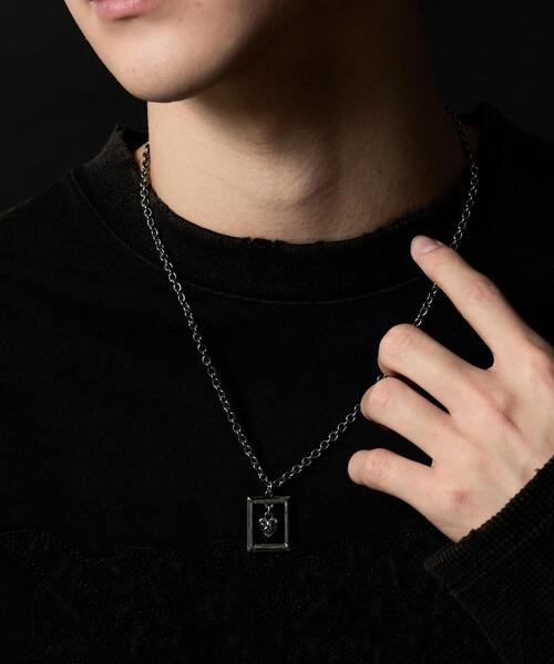 WEGO(ウィゴー)の「WEGO/フレームモチーフネックレス(ネックレス・メンズ・その他1/その他2・FREE)」の10枚目の写真