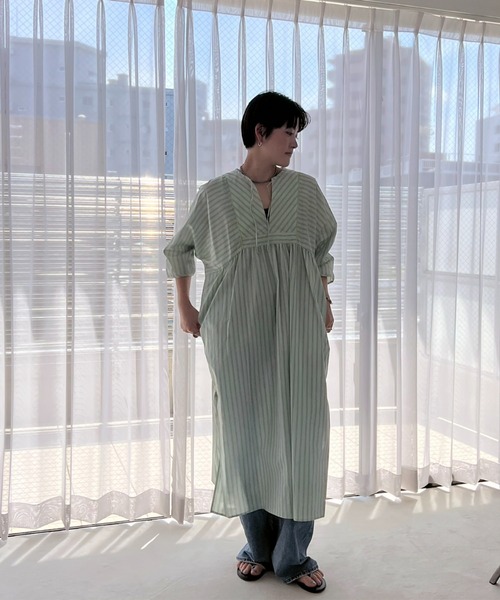 Rouge vif la cle（ルージュヴィフラクレ）の「【Le Melange/ル・メランジュ】ストライプスワンピース/ワンピース/ストライプ【WEB限定】（ワンピース・レディース・ピンク・フリー）」の13枚目の写真