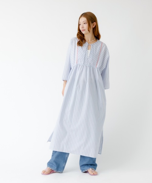 Rouge vif la cle（ルージュヴィフラクレ）の「【Le Melange/ル・メランジュ】ストライプスワンピース/ワンピース/ストライプ【WEB限定】（ワンピース・レディース・ピンク・フリー）」の18枚目の写真