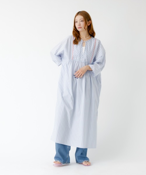 Rouge vif la cle（ルージュヴィフラクレ）の「【Le Melange/ル・メランジュ】ストライプスワンピース/ワンピース/ストライプ【WEB限定】（ワンピース・レディース・ピンク・フリー）」の19枚目の写真