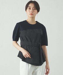 CAST:（キャストコロン）の「【1枚で着映える】ビスチェコンビカットソー（Tシャツ/カットソー）」