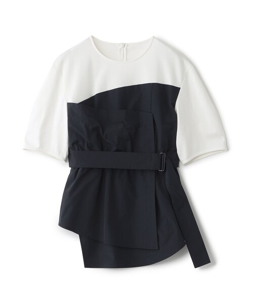 CAST:（キャストコロン）の「【1枚で着映える】ビスチェコンビカットソー（Tシャツ/カットソー・レディース・ブラック/ネイビー/グリーン系その他7・M）」の13枚目の写真