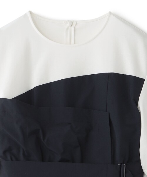 CAST:（キャストコロン）の「【1枚で着映える】ビスチェコンビカットソー（Tシャツ/カットソー・レディース・ブラック/ネイビー/グリーン系その他7・M）」の15枚目の写真