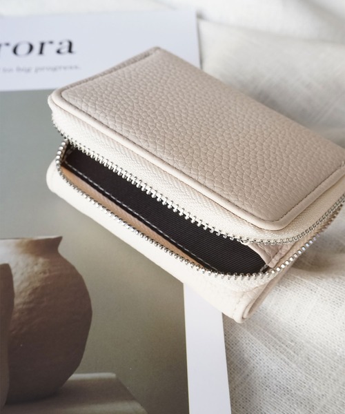 ammy.（エイミードット）の「【 ammy. / エイミードット 】 三つ折り 財布 / ミニ ウォレット（財布・レディース・グリーン/モカ/アイボリー/ブラック/ピンクベージュ/ブルー・FREE）」の17枚目の写真