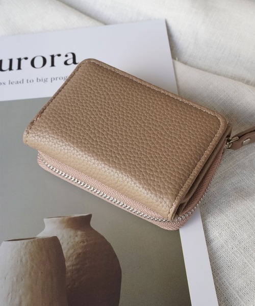 ammy.（エイミードット）の「【 ammy. / エイミードット 】 三つ折り 財布 / ミニ ウォレット（財布・レディース・グリーン/モカ/アイボリー/ブラック/ピンクベージュ/ブルー・FREE）」の20枚目の写真