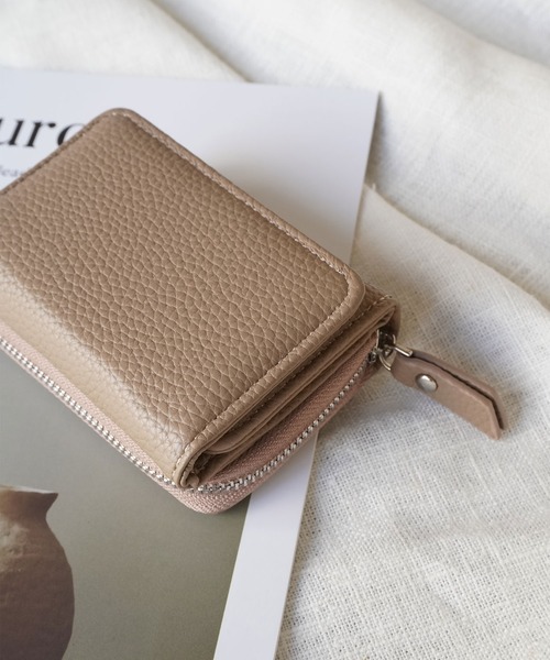 ammy.（エイミードット）の「【 ammy. / エイミードット 】 三つ折り 財布 / ミニ ウォレット（財布・レディース・グリーン/モカ/アイボリー/ブラック/ピンクベージュ/ブルー・FREE）」の18枚目の写真