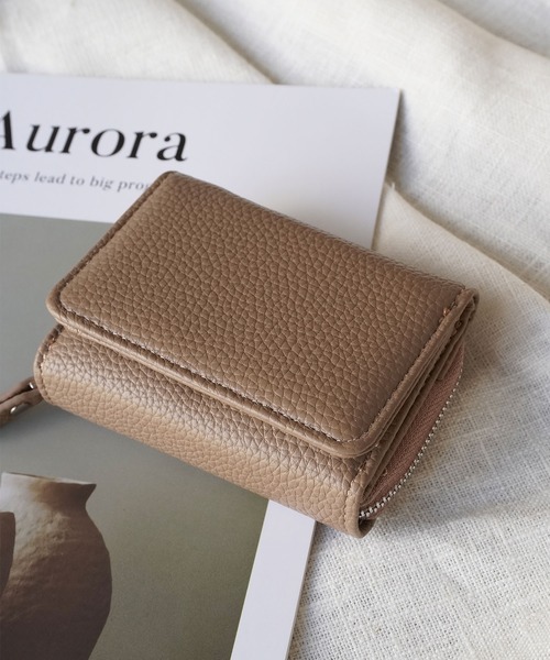 ammy.（エイミードット）の「【 ammy. / エイミードット 】 三つ折り 財布 / ミニ ウォレット（財布・レディース・グリーン/モカ/アイボリー/ブラック/ピンクベージュ/ブルー・FREE）」の19枚目の写真