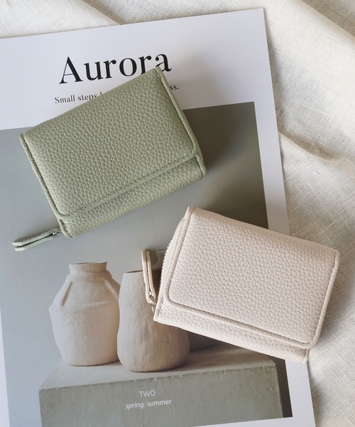 ammy.（エイミードット）の「【 ammy. / エイミードット 】 三つ折り 財布 / ミニ ウォレット（財布・レディース・グリーン/モカ/アイボリー/ブラック/ピンクベージュ/ブルー・FREE）」の14枚目の写真