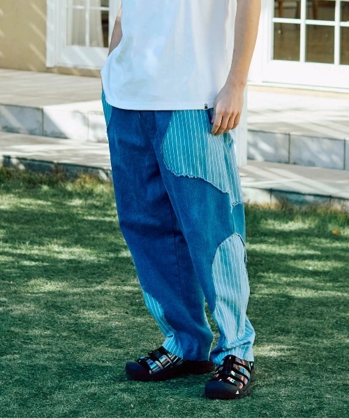 go slow caravan(ゴースローキャラバン)の「グネグネ切替イージーアンクルパンツ(その他パンツ・メンズ・ダークグリーン/ベージュ/インディゴブルー・MEDIUM/X-LARGE/LARGE)」の3枚目の写真