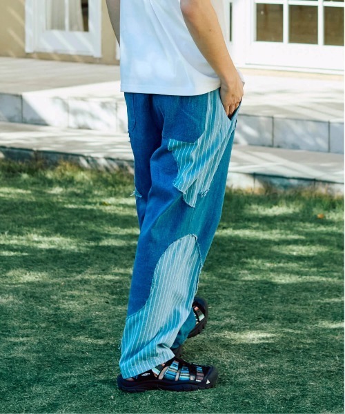 go slow caravan(ゴースローキャラバン)の「グネグネ切替イージーアンクルパンツ(その他パンツ・メンズ・ダークグリーン/ベージュ/インディゴブルー・MEDIUM/X-LARGE/LARGE)」の7枚目の写真