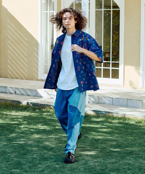 go slow caravan(ゴースローキャラバン)の「グネグネ切替イージーアンクルパンツ(その他パンツ・メンズ・ダークグリーン/ベージュ/インディゴブルー・MEDIUM/X-LARGE/LARGE)」の8枚目の写真