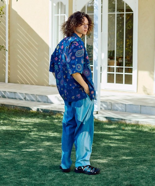 go slow caravan(ゴースローキャラバン)の「グネグネ切替イージーアンクルパンツ(その他パンツ・メンズ・ダークグリーン/ベージュ/インディゴブルー・MEDIUM/X-LARGE/LARGE)」の9枚目の写真