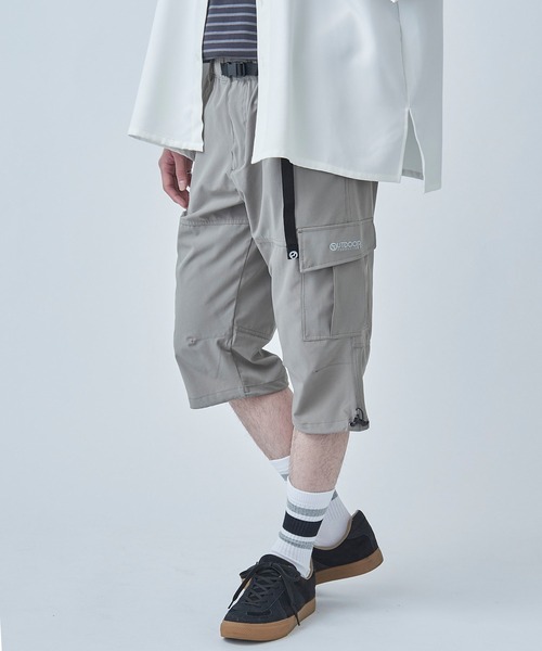 OUTDOOR PRODUCTS（アウトドアプロダクツ）の「【OUTDOOR PRODUCTS】カーゴパンツ メンズ ７分丈 ショートパンツ ストレッチ 084640（カーゴパンツ・メンズ・ブラック/ネイビー/カーキ/グレイッシュベージュ・LL/M/L）」の6枚目の写真