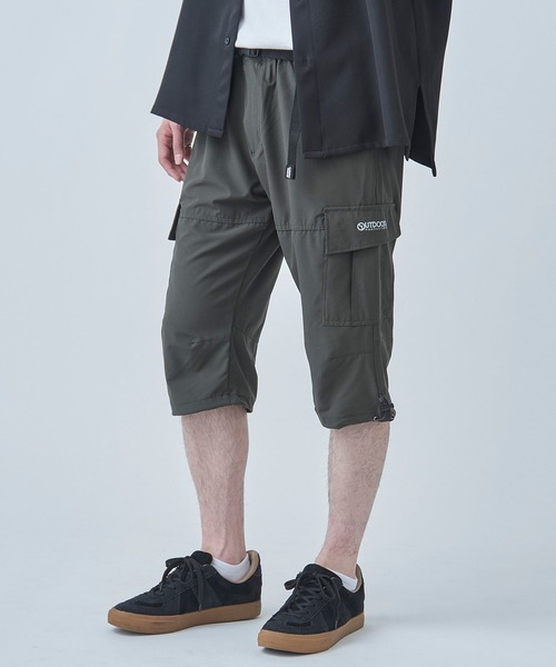 OUTDOOR PRODUCTS（アウトドアプロダクツ）の「【OUTDOOR PRODUCTS】カーゴパンツ メンズ ７分丈 ショートパンツ ストレッチ 084640（カーゴパンツ・メンズ・ブラック/ネイビー/カーキ/グレイッシュベージュ・LL/M/L）」の9枚目の写真