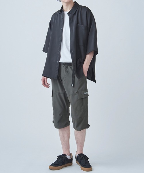 OUTDOOR PRODUCTS（アウトドアプロダクツ）の「【OUTDOOR PRODUCTS】カーゴパンツ メンズ ７分丈 ショートパンツ ストレッチ 084640（カーゴパンツ・メンズ・ブラック/ネイビー/カーキ/グレイッシュベージュ・LL/M/L）」の12枚目の写真