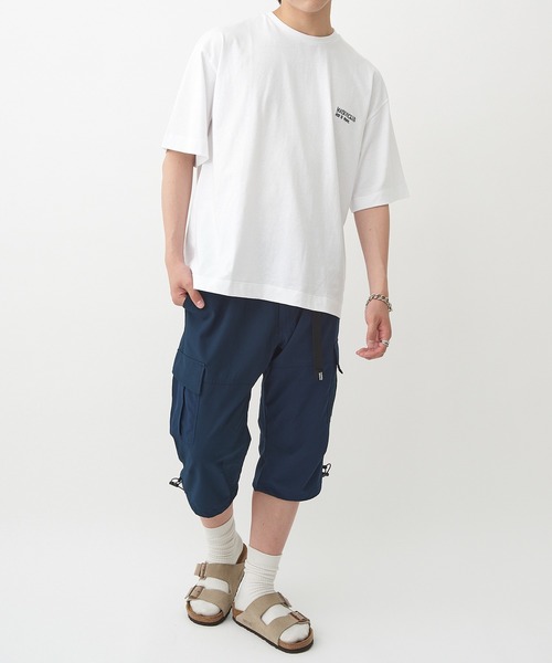 OUTDOOR PRODUCTS(アウトドアプロダクツ)の「【OUTDOOR PRODUCTS】カーゴパンツ メンズ 7分丈 ショートパンツ ストレッチ 084640(カーゴパンツ・メンズ・ブラック/ネイビー/カーキ/グレイッシュベージュ・LL/M/L)」の21枚目の写真