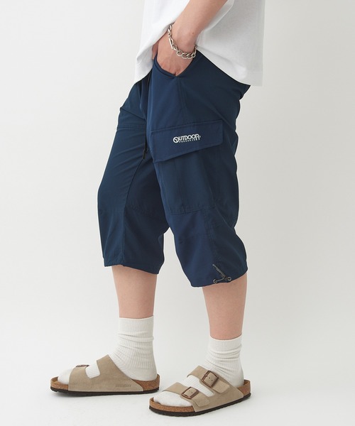 OUTDOOR PRODUCTS(アウトドアプロダクツ)の「【OUTDOOR PRODUCTS】カーゴパンツ メンズ 7分丈 ショートパンツ ストレッチ 084640(カーゴパンツ・メンズ・ブラック/ネイビー/カーキ/グレイッシュベージュ・LL/M/L)」の19枚目の写真