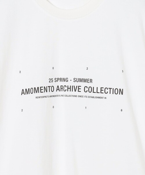 ☆韓国人気☆レタリングTシャツ/AMOMENTO☆ セール】＜AMOMENTO＞ レタリング Tシャツ（Tシャツ/カットソー