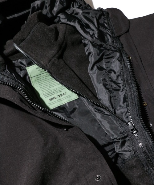 MILITARY(ミリタリー)の「U.S MILITARY / ユーエスミリタリー MIL-TEC GEN1 ECWCS LEVEL6 JACKET & LEVEL3 FLEECE FULL SET レベル6 フルセット(ブルゾン・メンズ・ブラック/オリーブ・MEDIUM/LARGE/X-LARGE)」の15枚目の写真